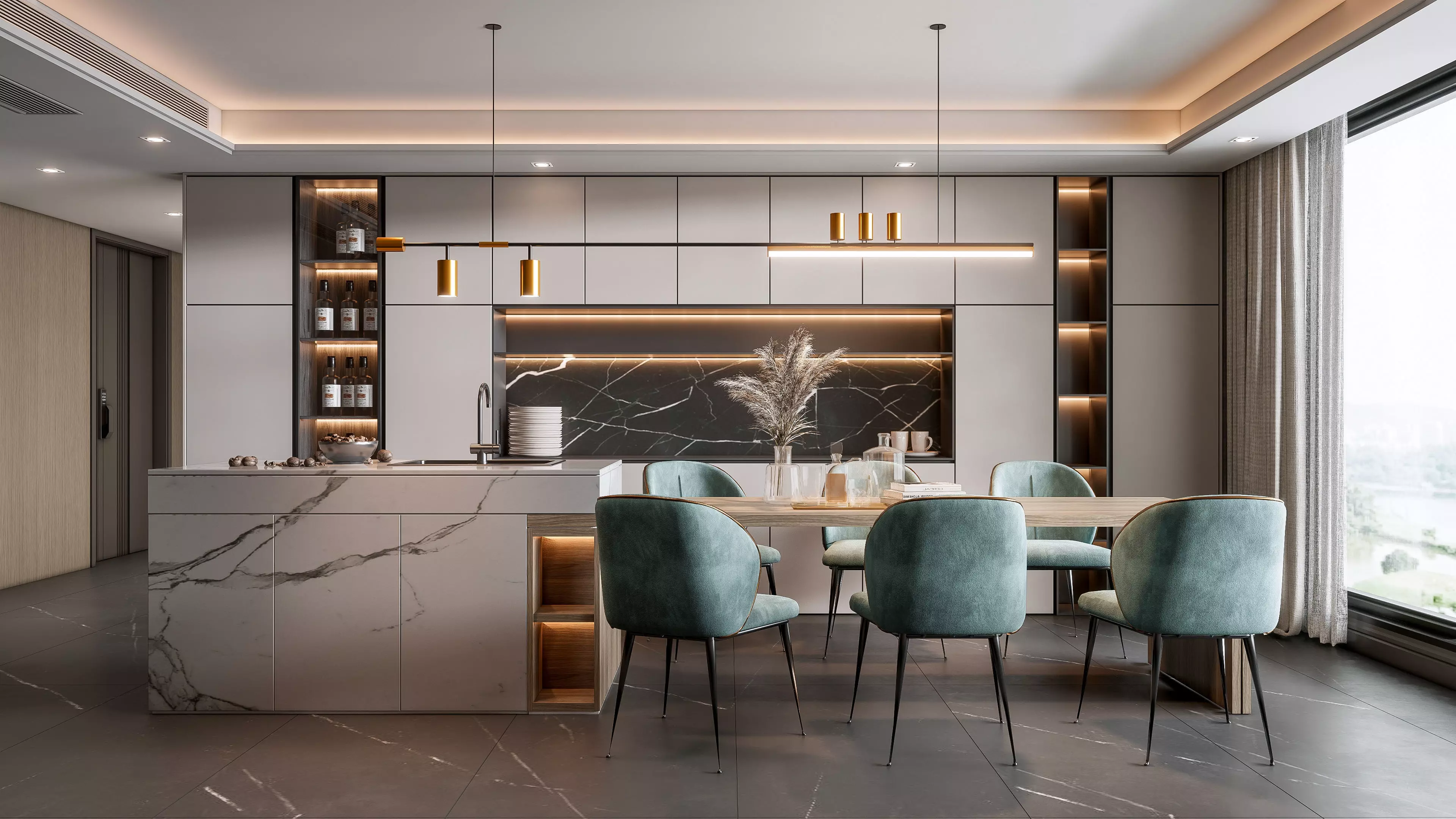 Dining Room 1 3D model_1