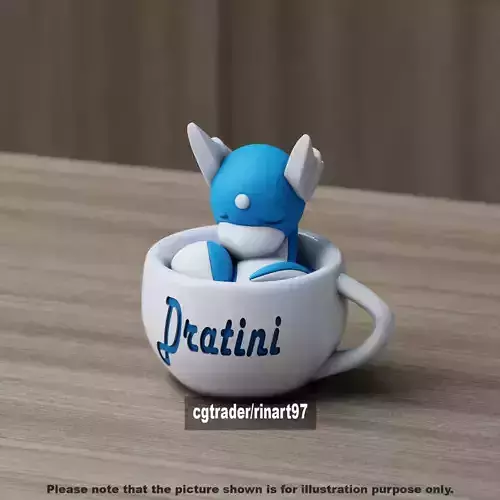 Dratini chill cup 3D print model