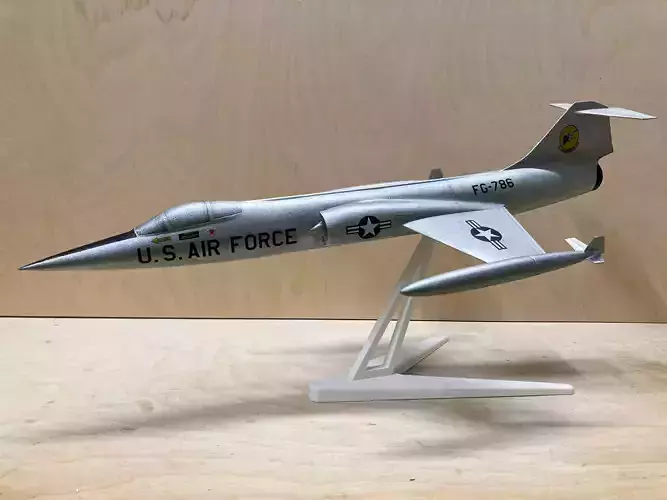 F-104 Starfighter Desktop model