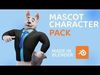 Modular Cartoon Animal Mascot 3D Pack Rigged 3D Model Collection_1