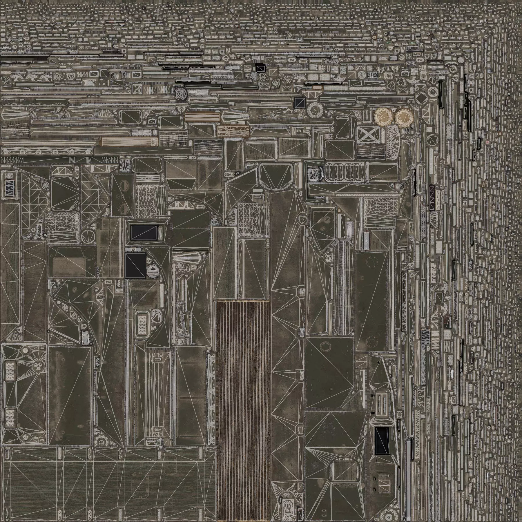 2S3 Akatsiya Self-Propelled Howitzer Game Ready Low-poly 3D model_20