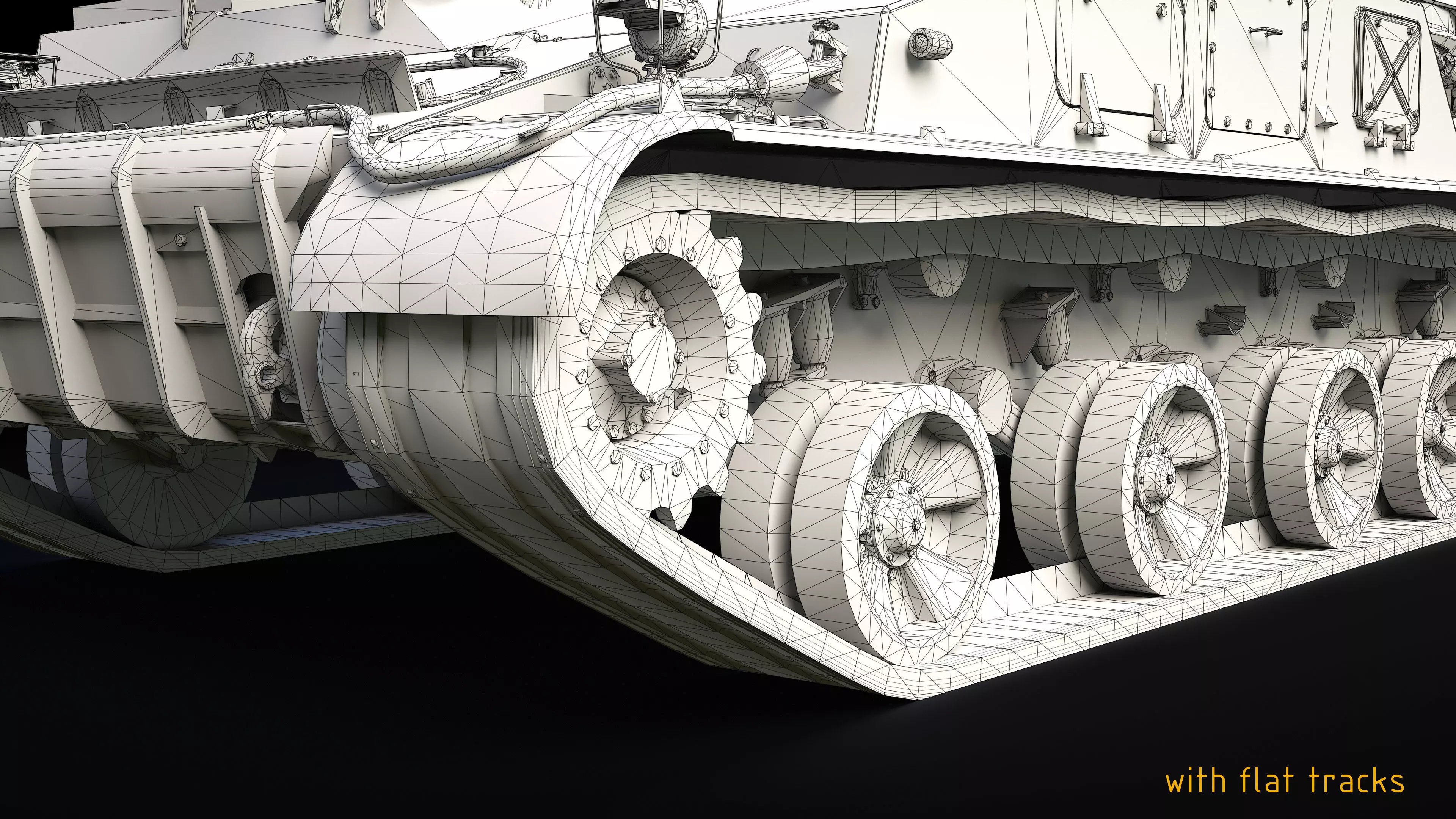 2S3 Akatsiya Self-Propelled Howitzer Game Ready Low-poly 3D model_13