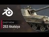2S3 Akatsiya Self-Propelled Howitzer Game Ready Low-poly 3D model_1