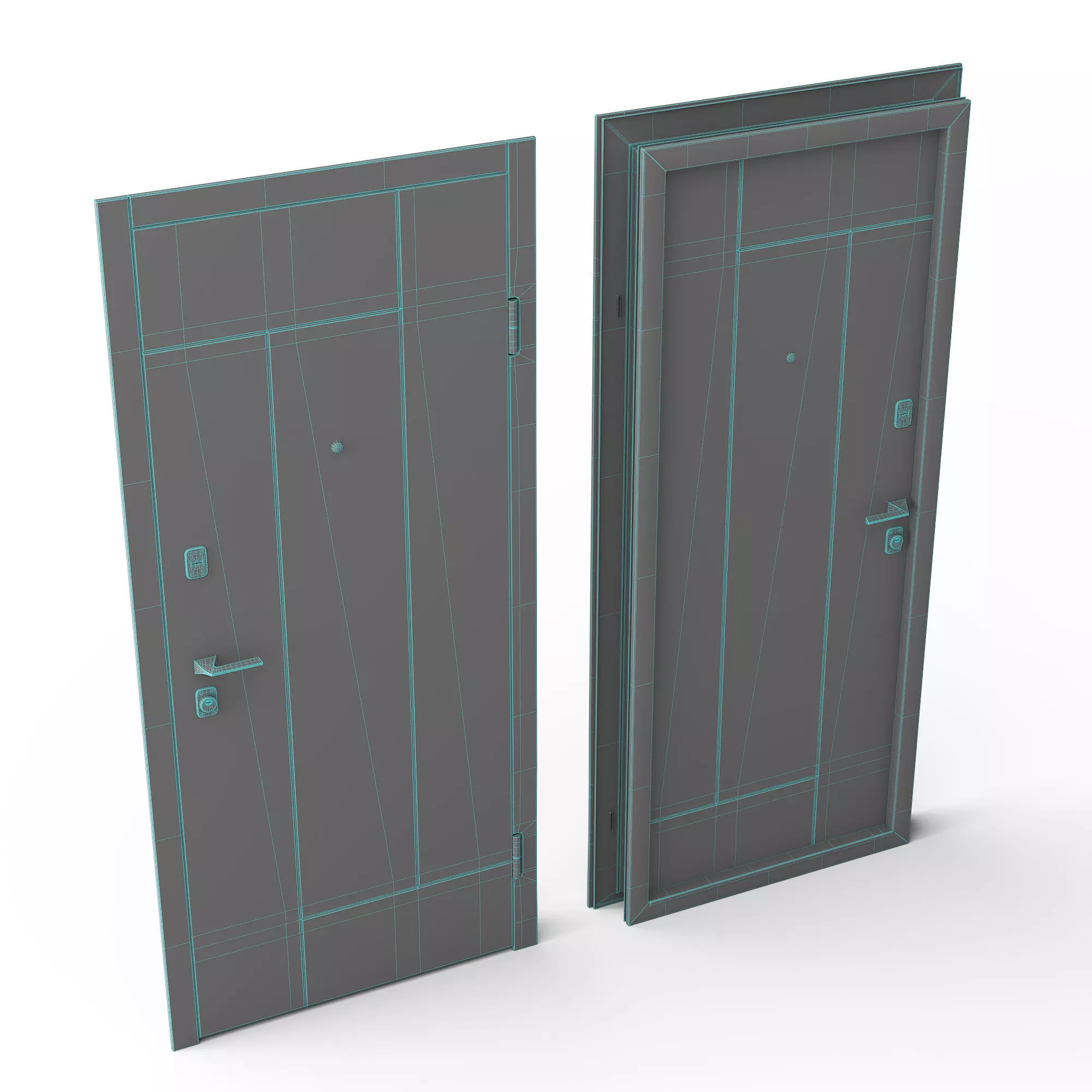 Jakai Door 3D model_2