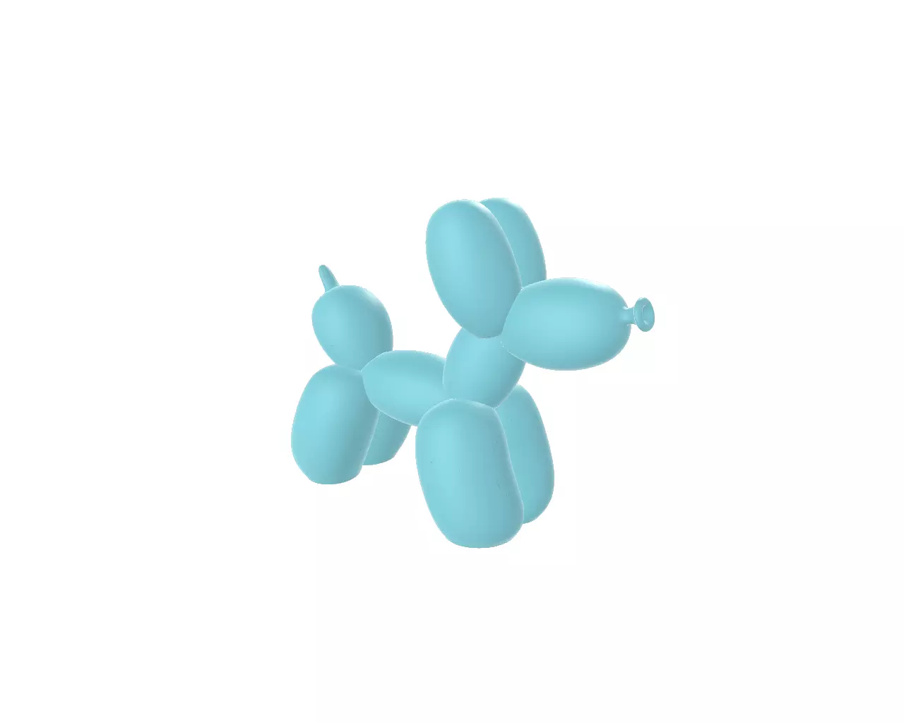 Balloon Dog Sculpture Modern Decorative Art Toy 3D print model