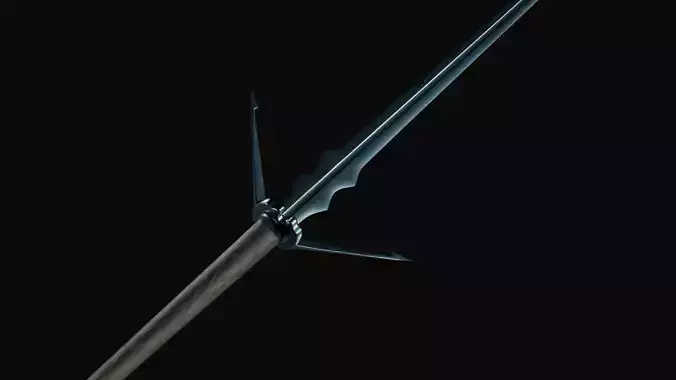 Witcher sword - low poly PBR model