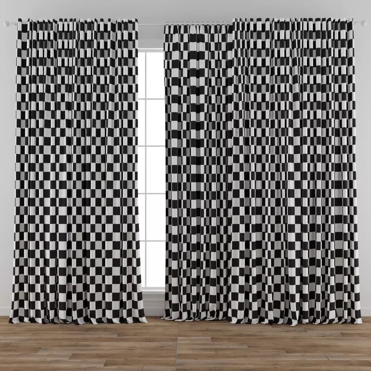 Curtain 001 3D model_5