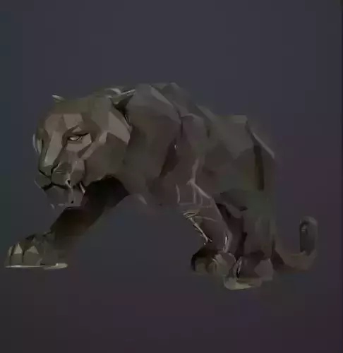 Low Poly Panther 