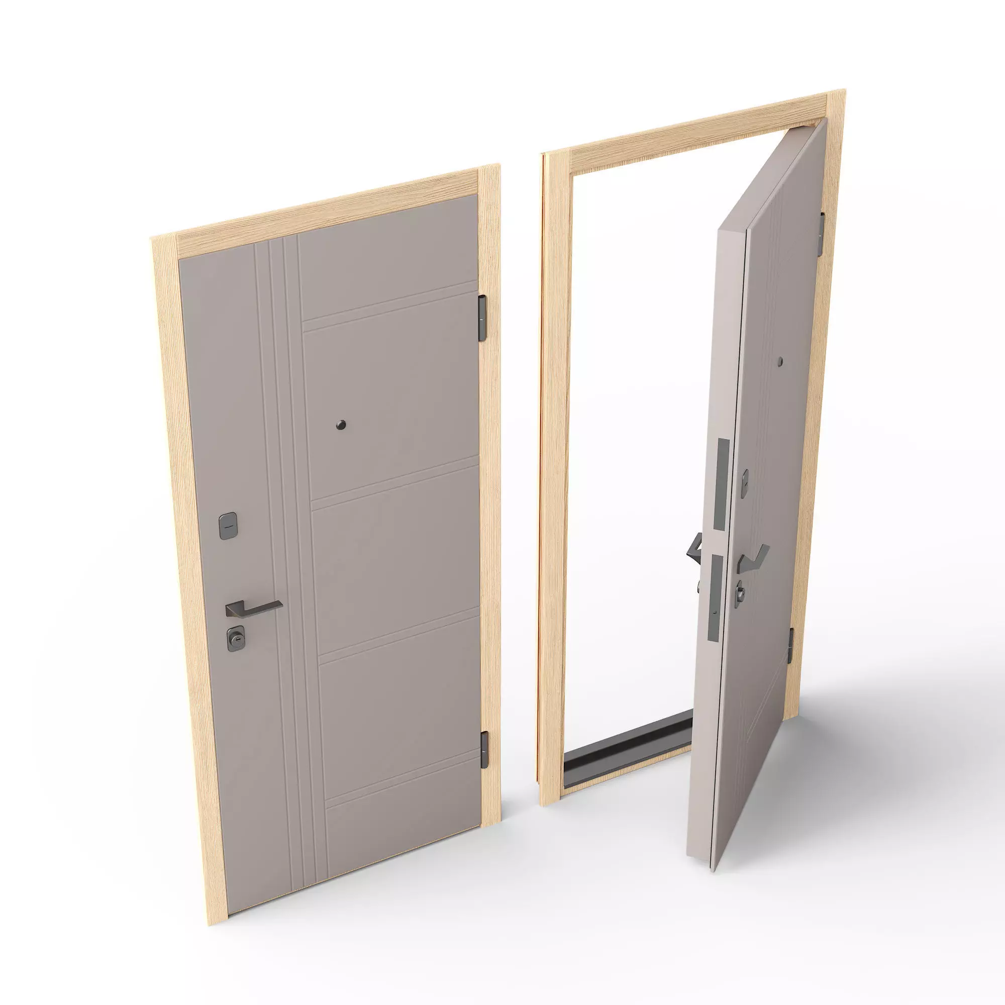Hevas Door 3D model_1