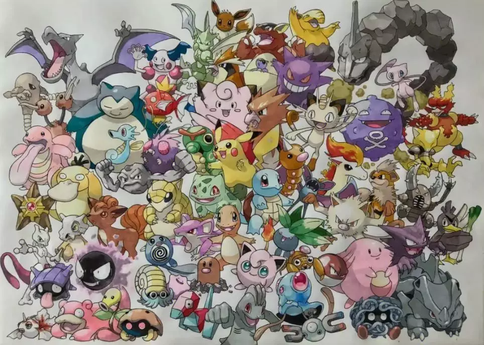 Pokemon PACK A 42 models 3D print model