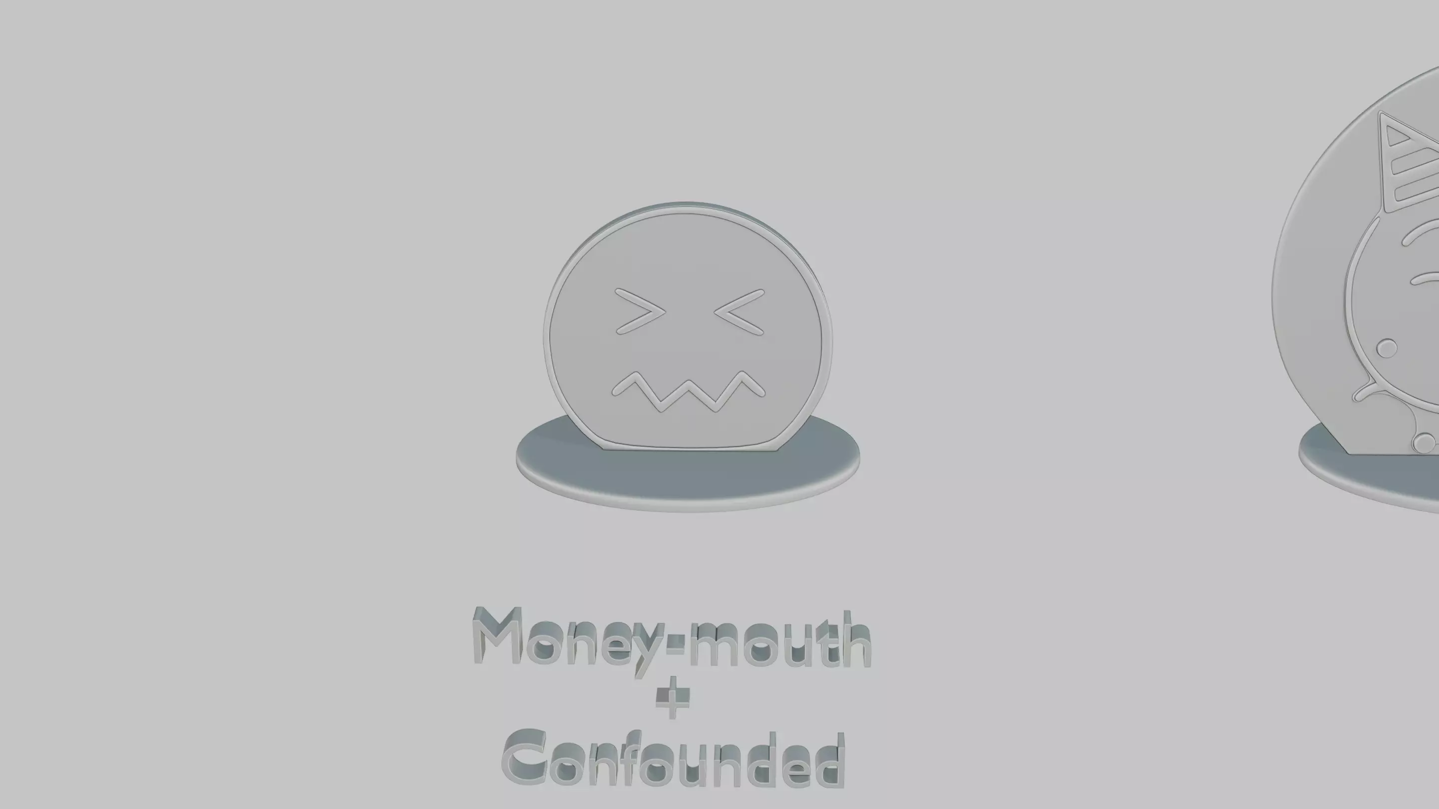 Black Friday Medium Pack Emoji Statues 3D print model_2