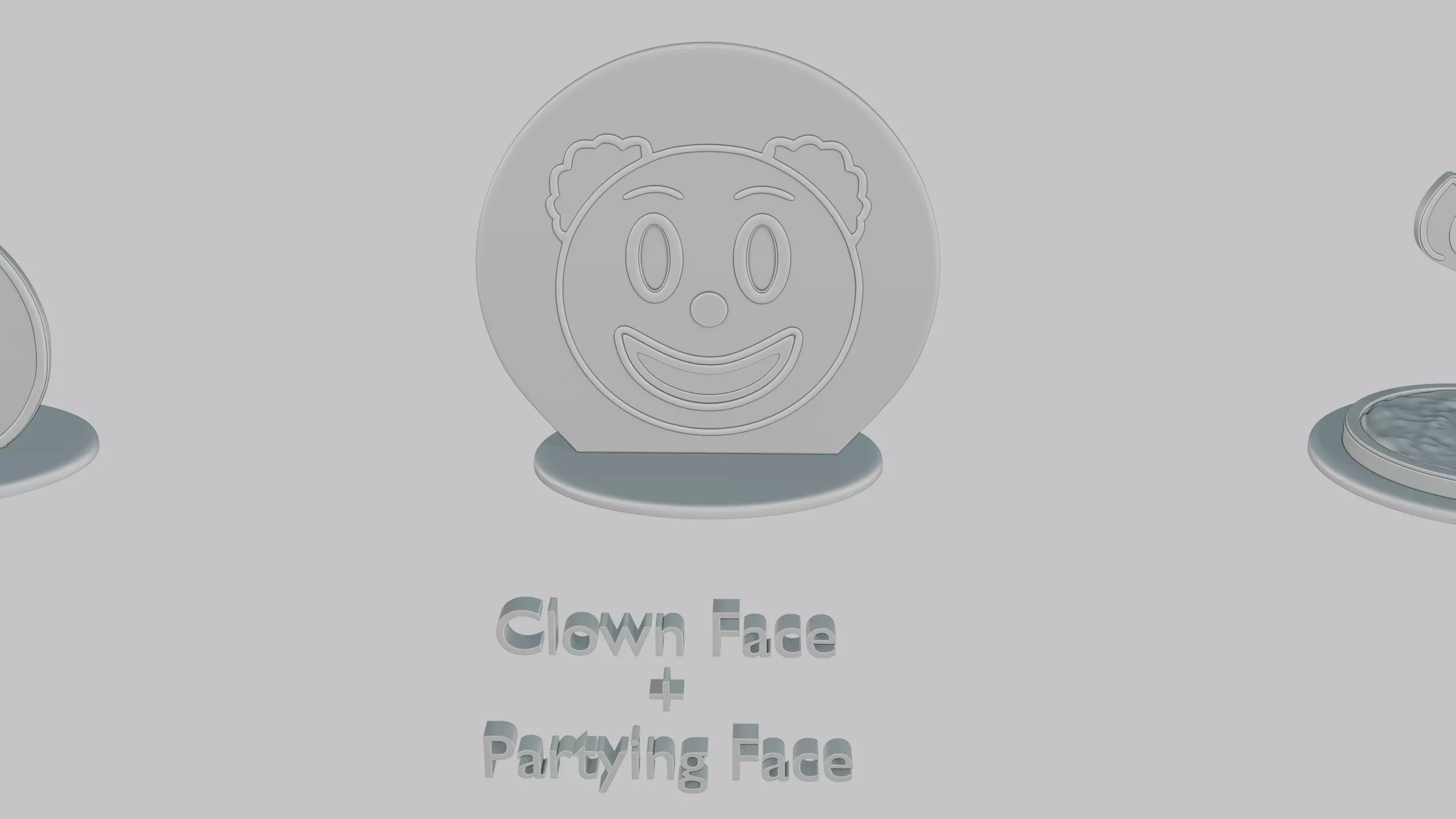 Black Friday Medium Pack Emoji Statues 3D print model_3