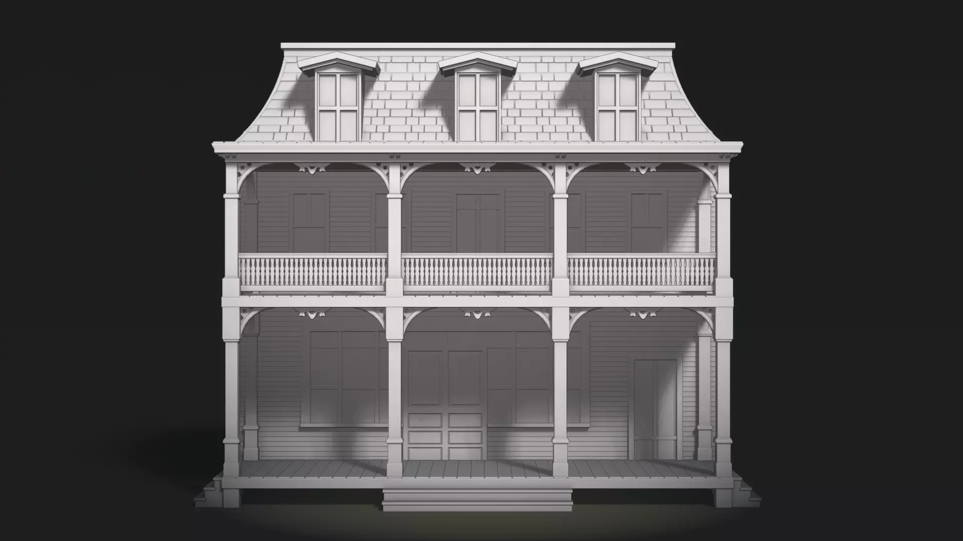 Greenfield General Store Facade 3D print model_2