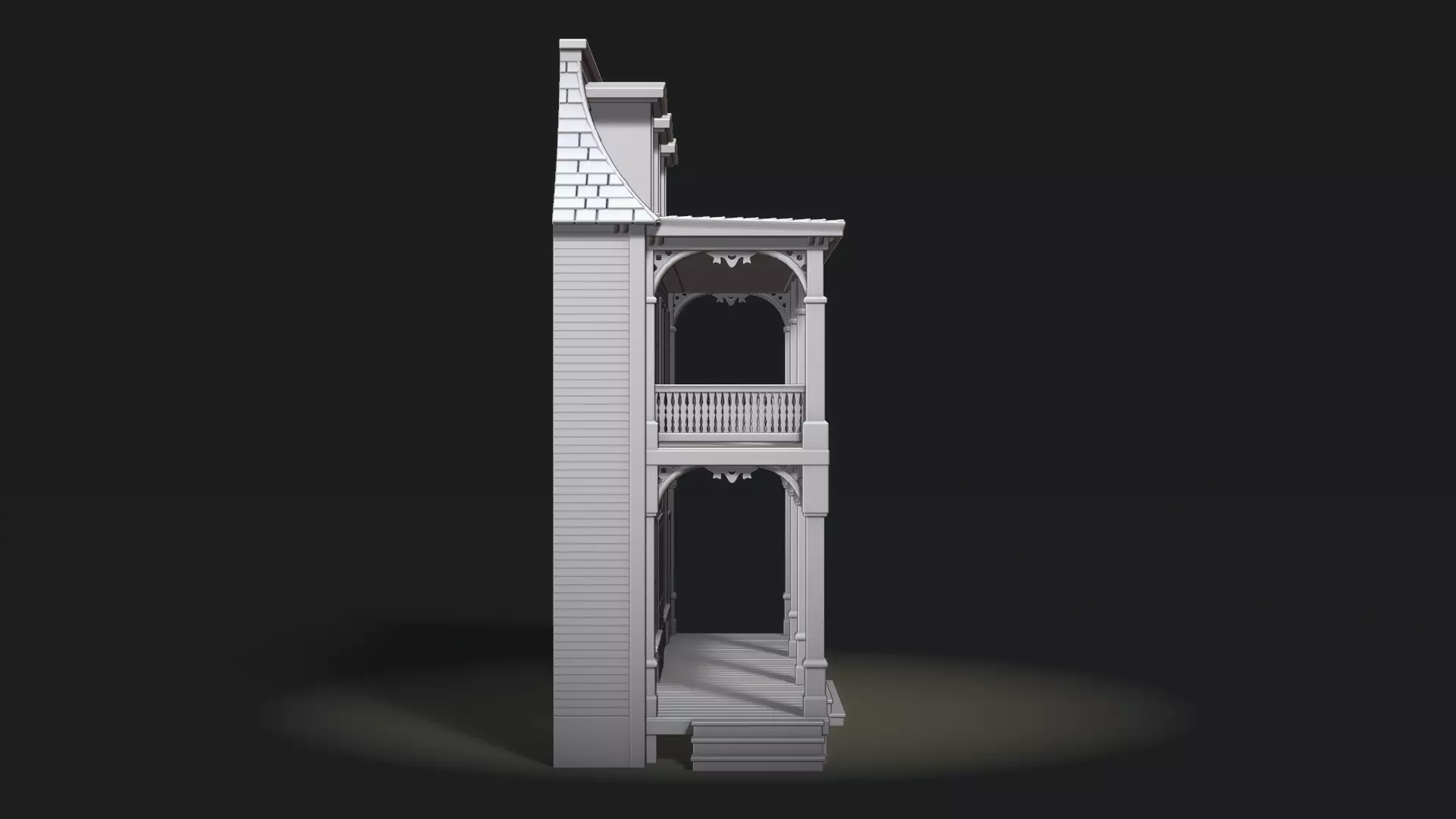 Greenfield General Store Facade 3D print model_5