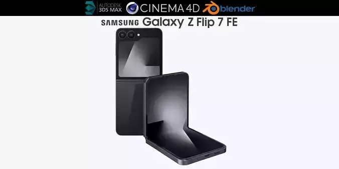 Samsung Galaxy Z Flip 7 FE 3D model