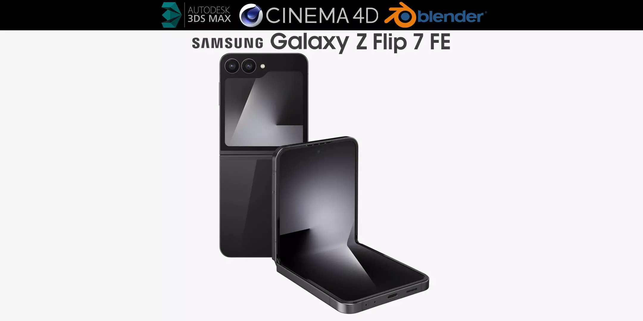 Samsung Galaxy Z Flip 7 FE 3D model