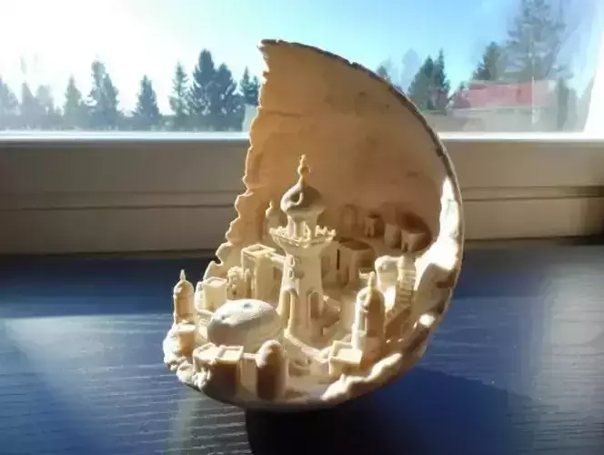 Moon City 3D print model