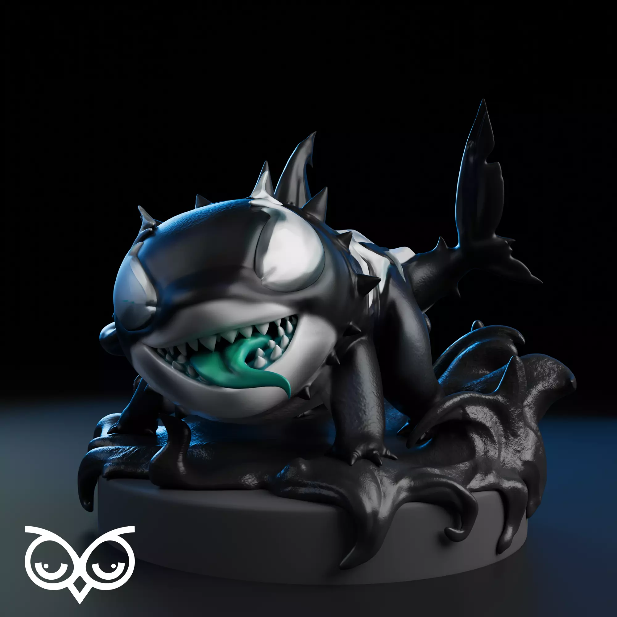 Venom Jeff from marvel rivals 3D print model_0