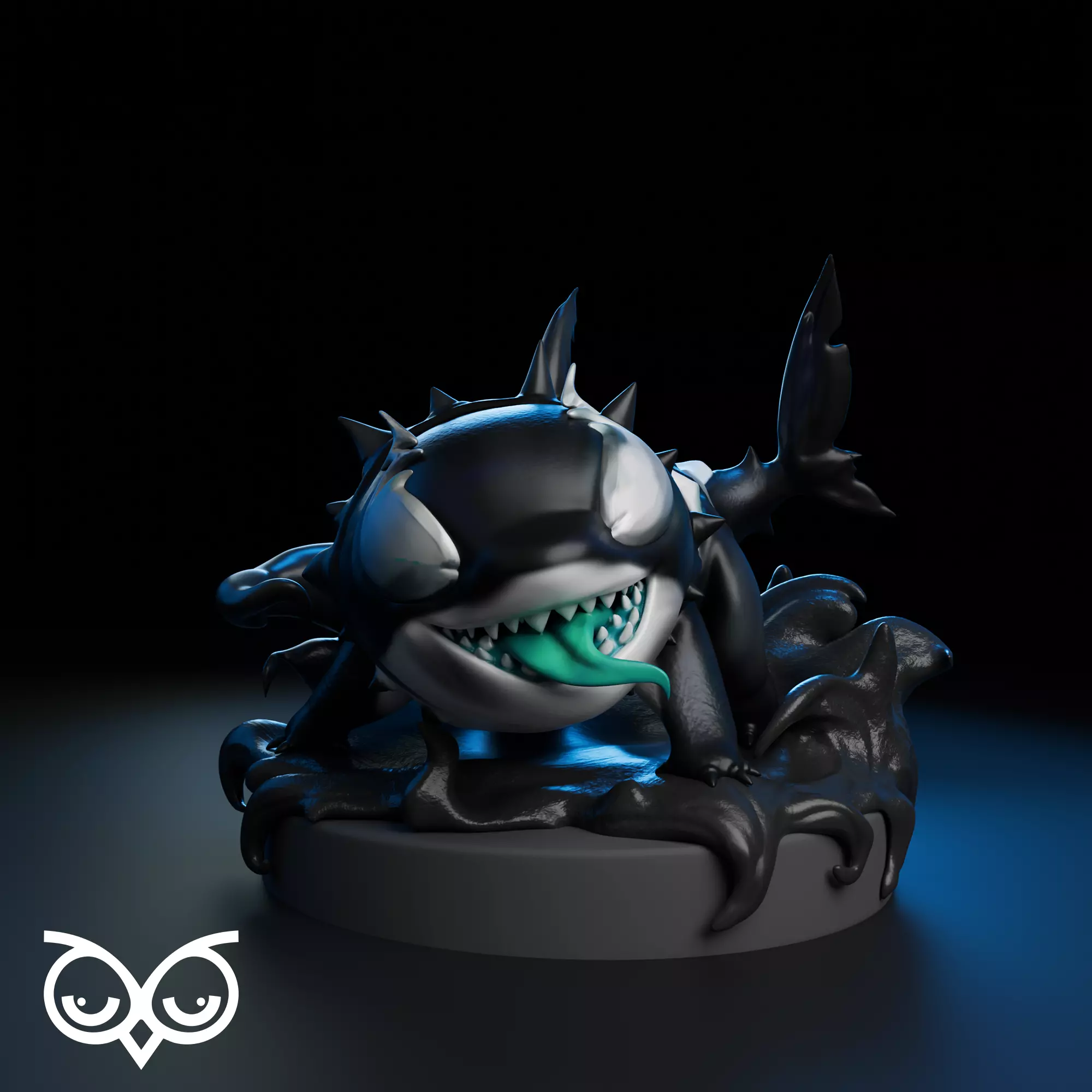 Venom Jeff from marvel rivals 3D print model_2