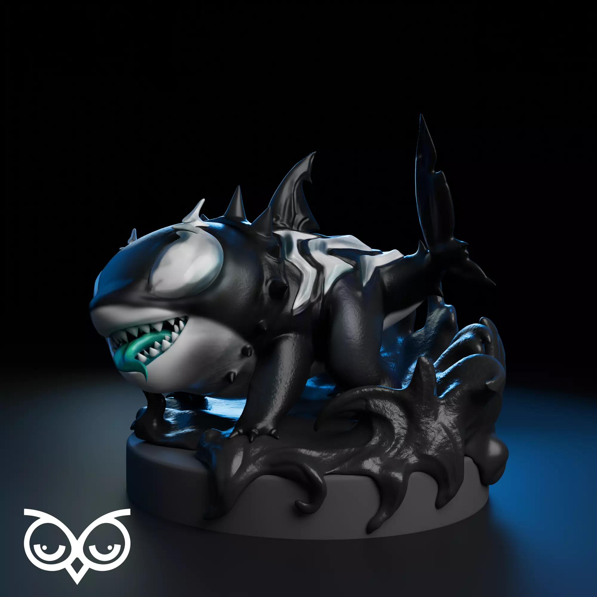 Venom Jeff from marvel rivals 3D print model_3