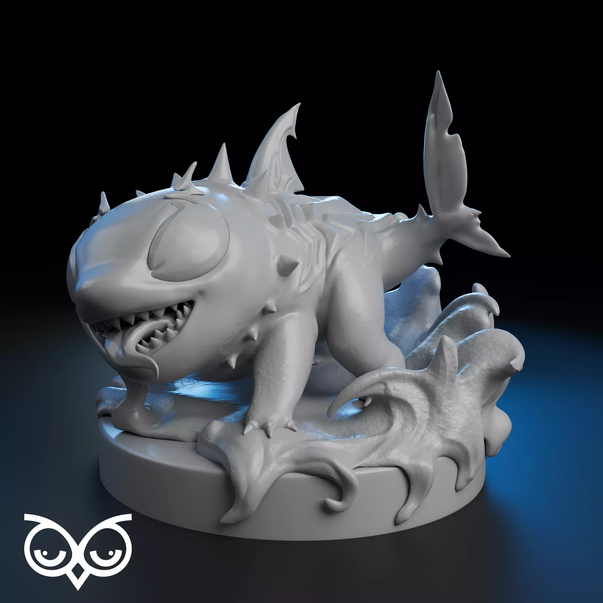 Venom Jeff from marvel rivals 3D print model_8
