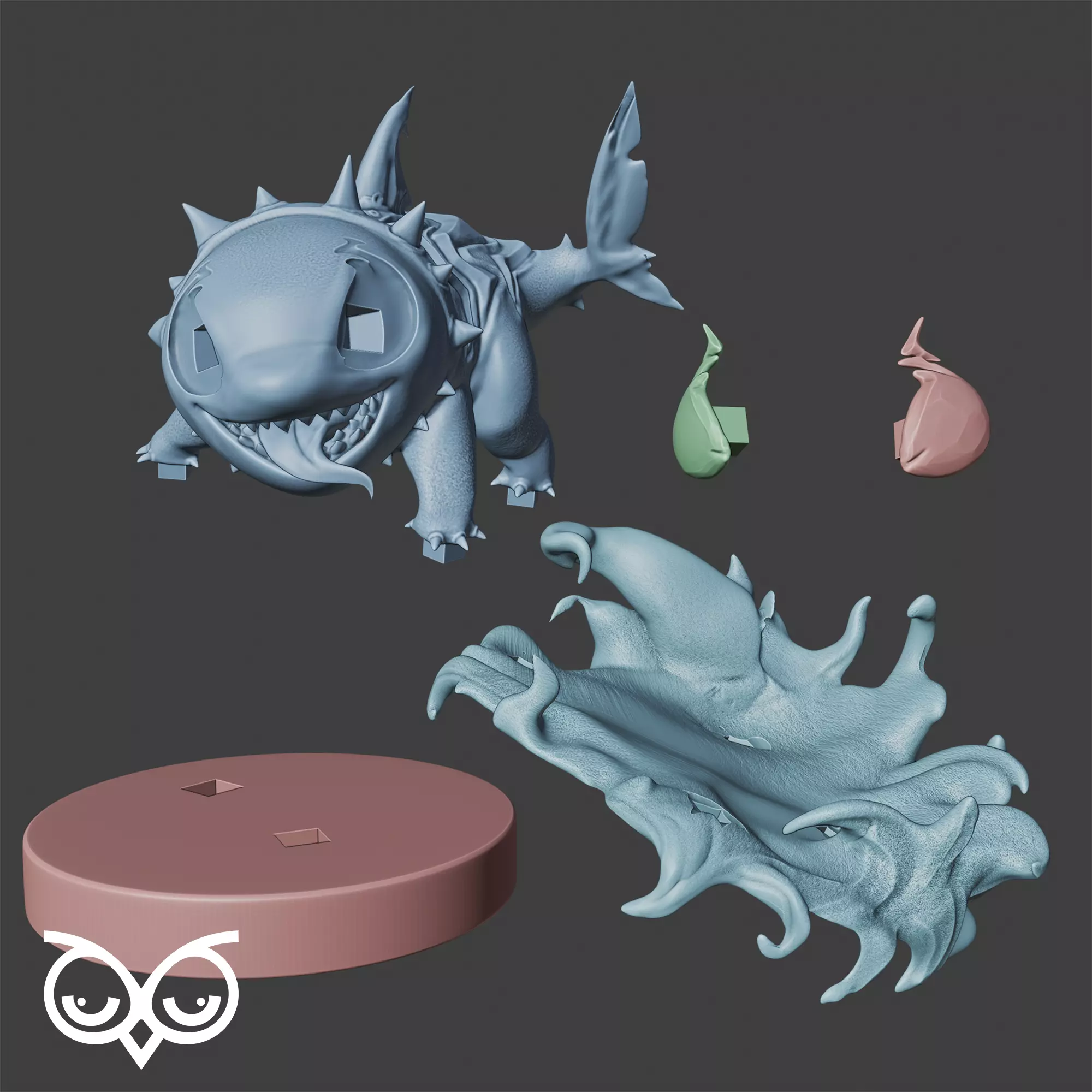 Venom Jeff from marvel rivals 3D print model_9