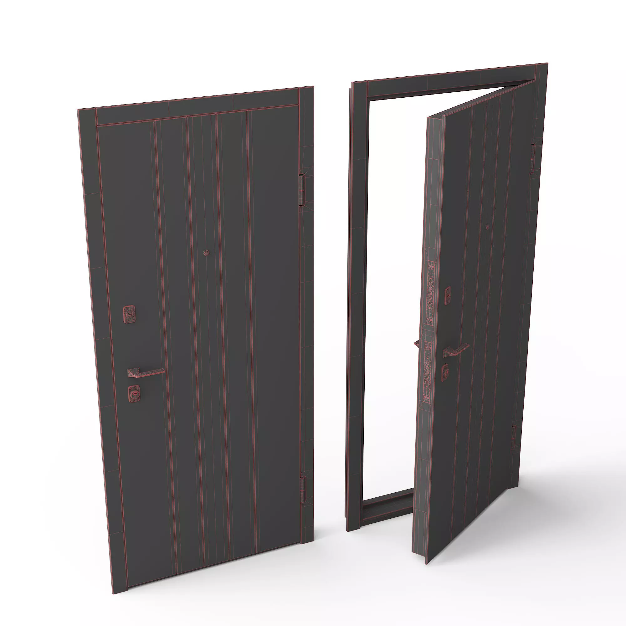 Conwn Door 3D model_2