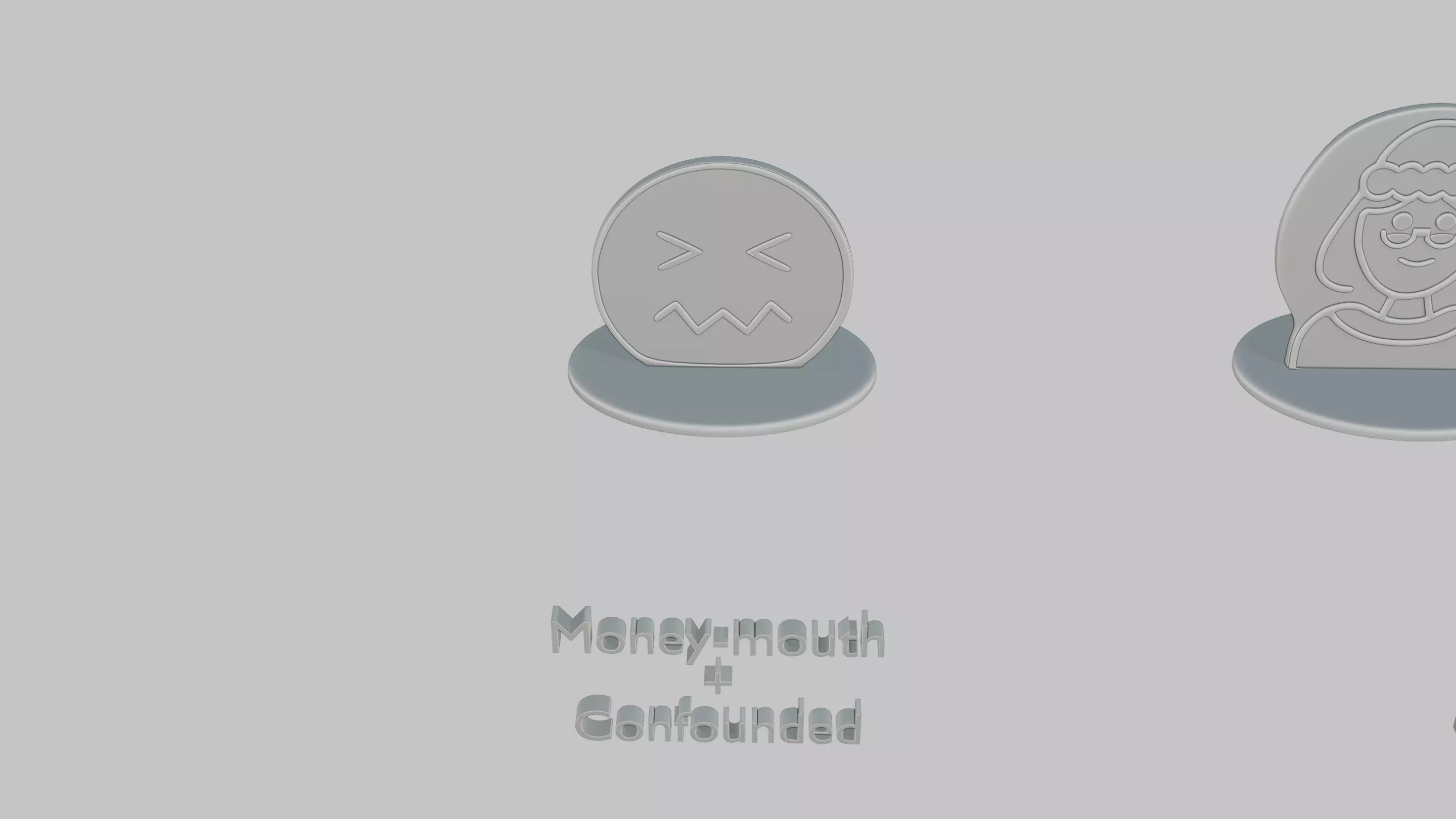 Christmas Cheer Pack Emoji Statues 3D print model_2