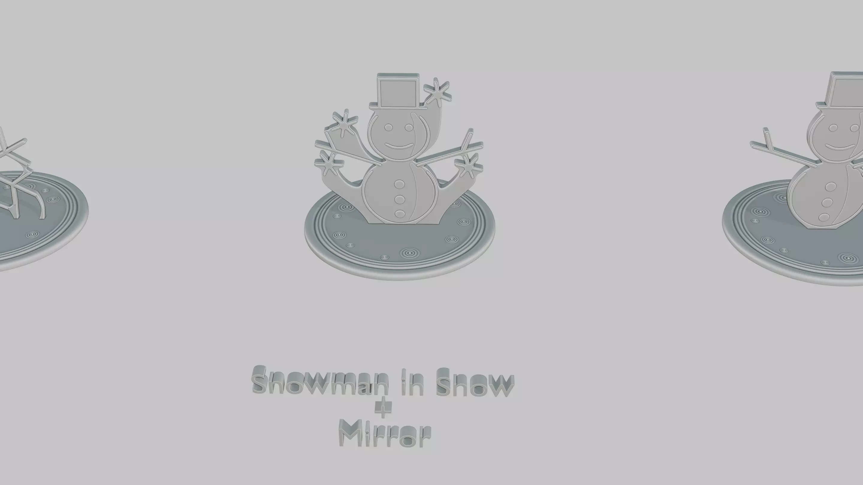 Christmas Cheer Pack Emoji Statues 3D print model_31