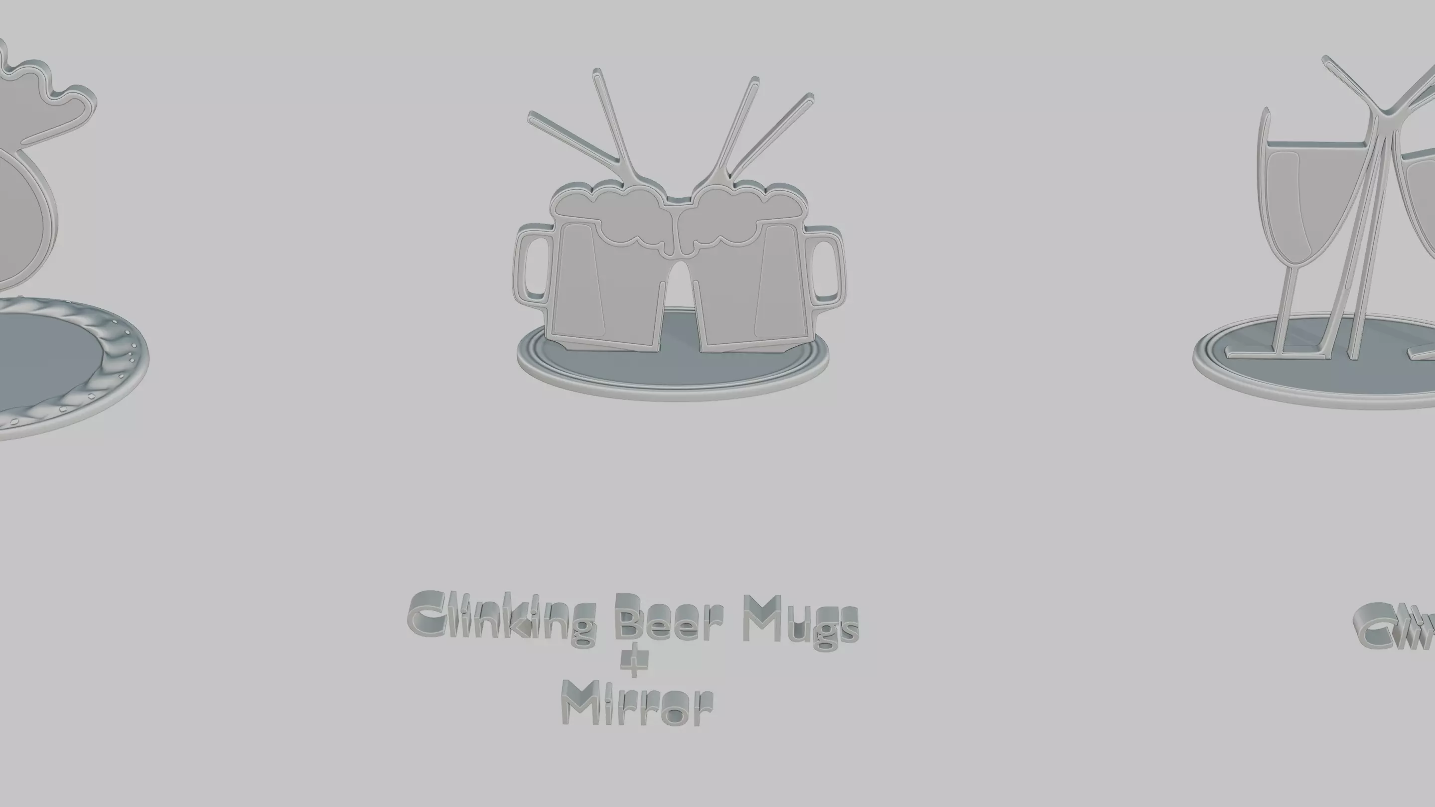 Christmas Cheer Pack Emoji Statues 3D print model_21