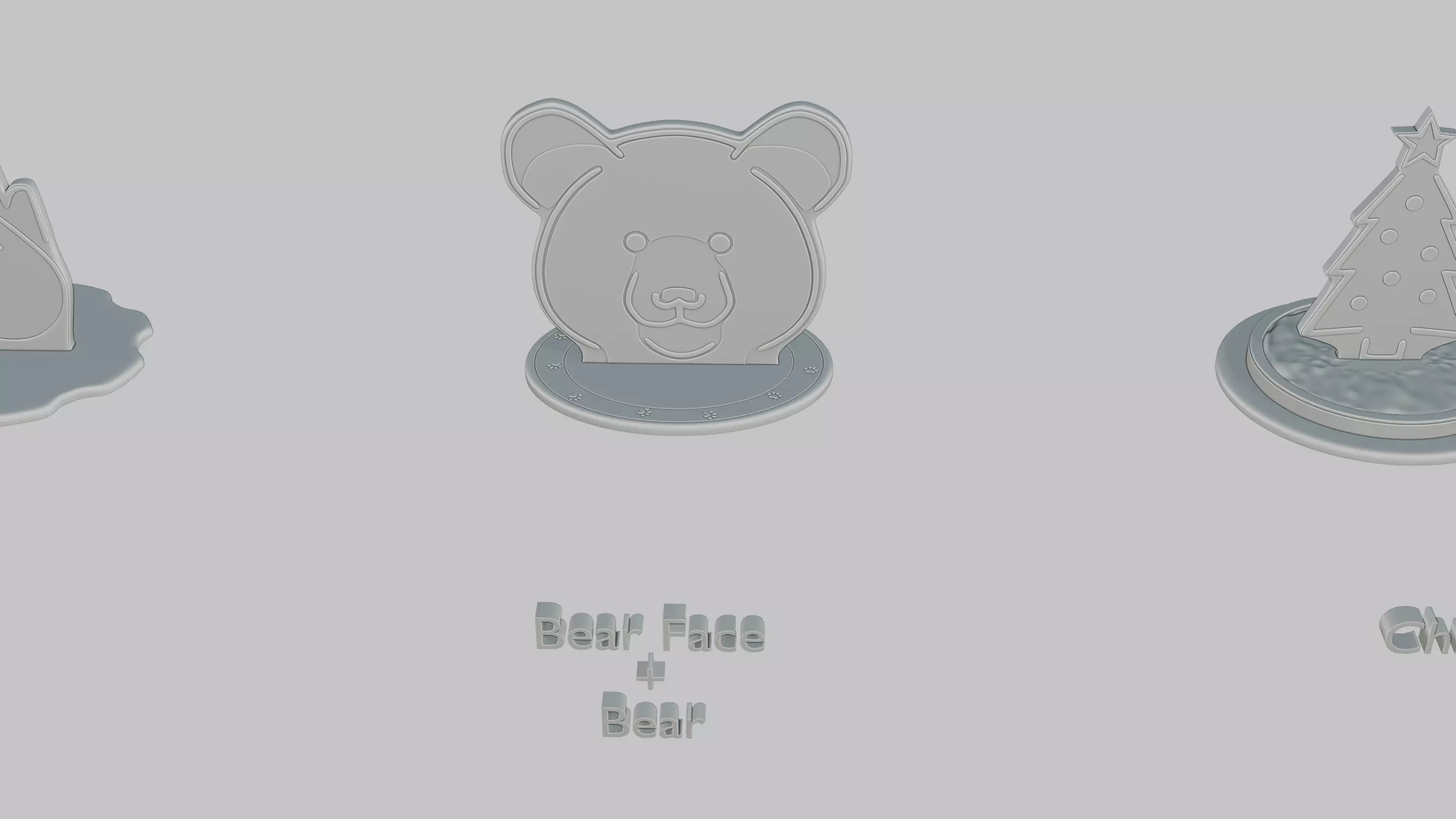 Christmas Cheer Pack Emoji Statues 3D print model_7