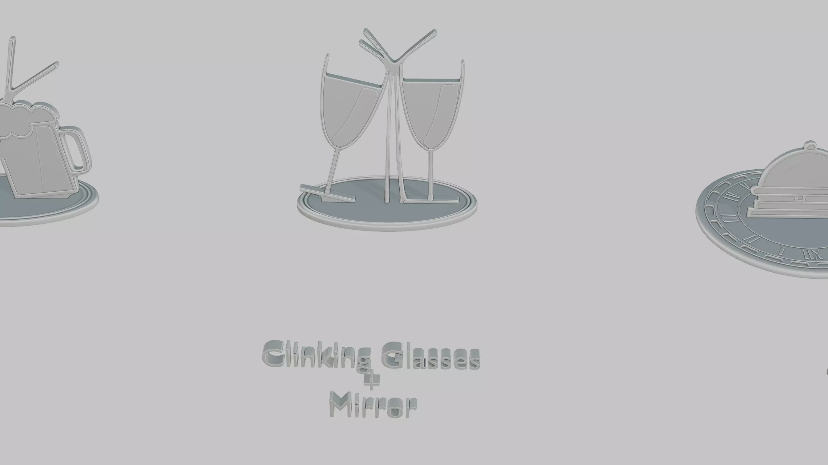 Christmas Cheer Pack Emoji Statues 3D print model_24