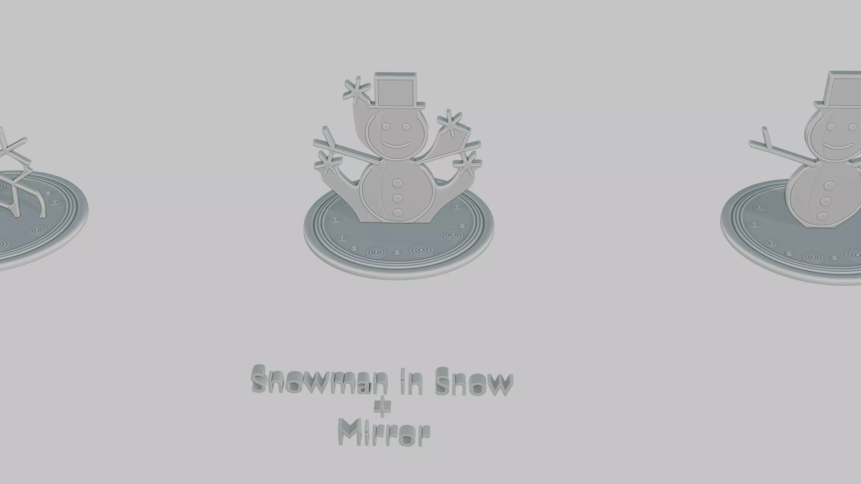 Christmas Cheer Pack Emoji Statues 3D print model_32