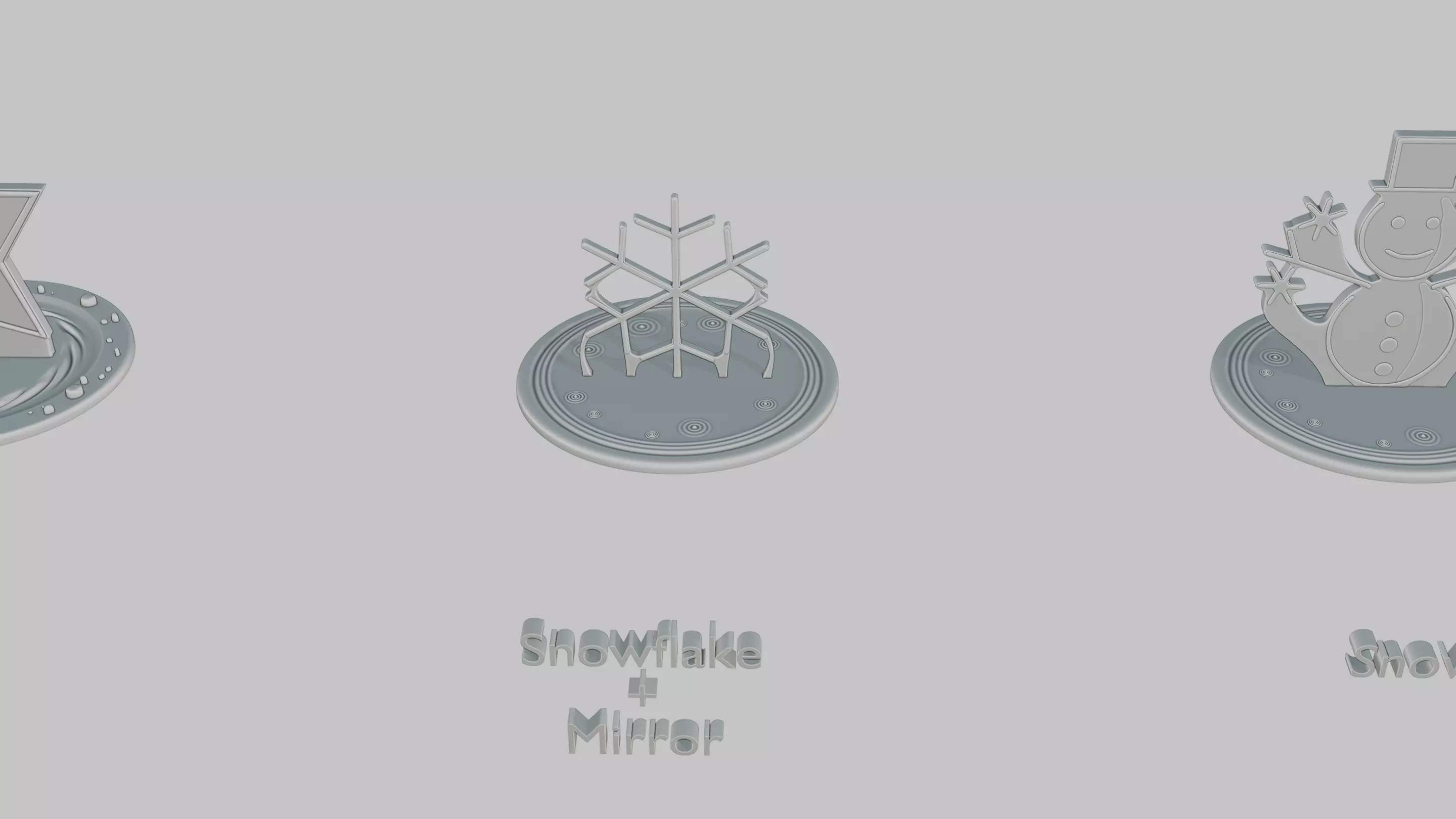 Christmas Cheer Pack Emoji Statues 3D print model_29