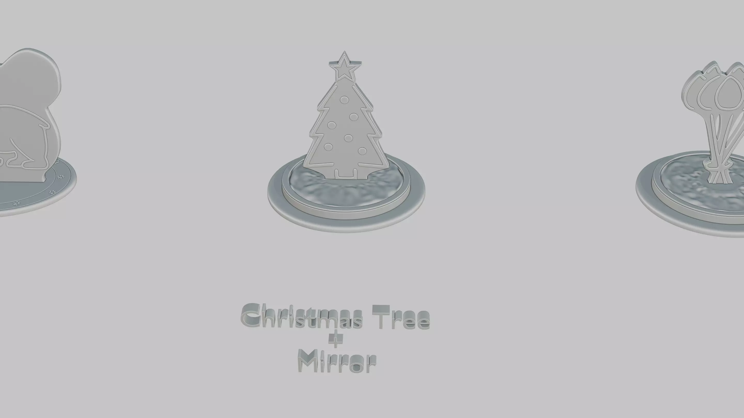 Christmas Cheer Pack Emoji Statues 3D print model_10