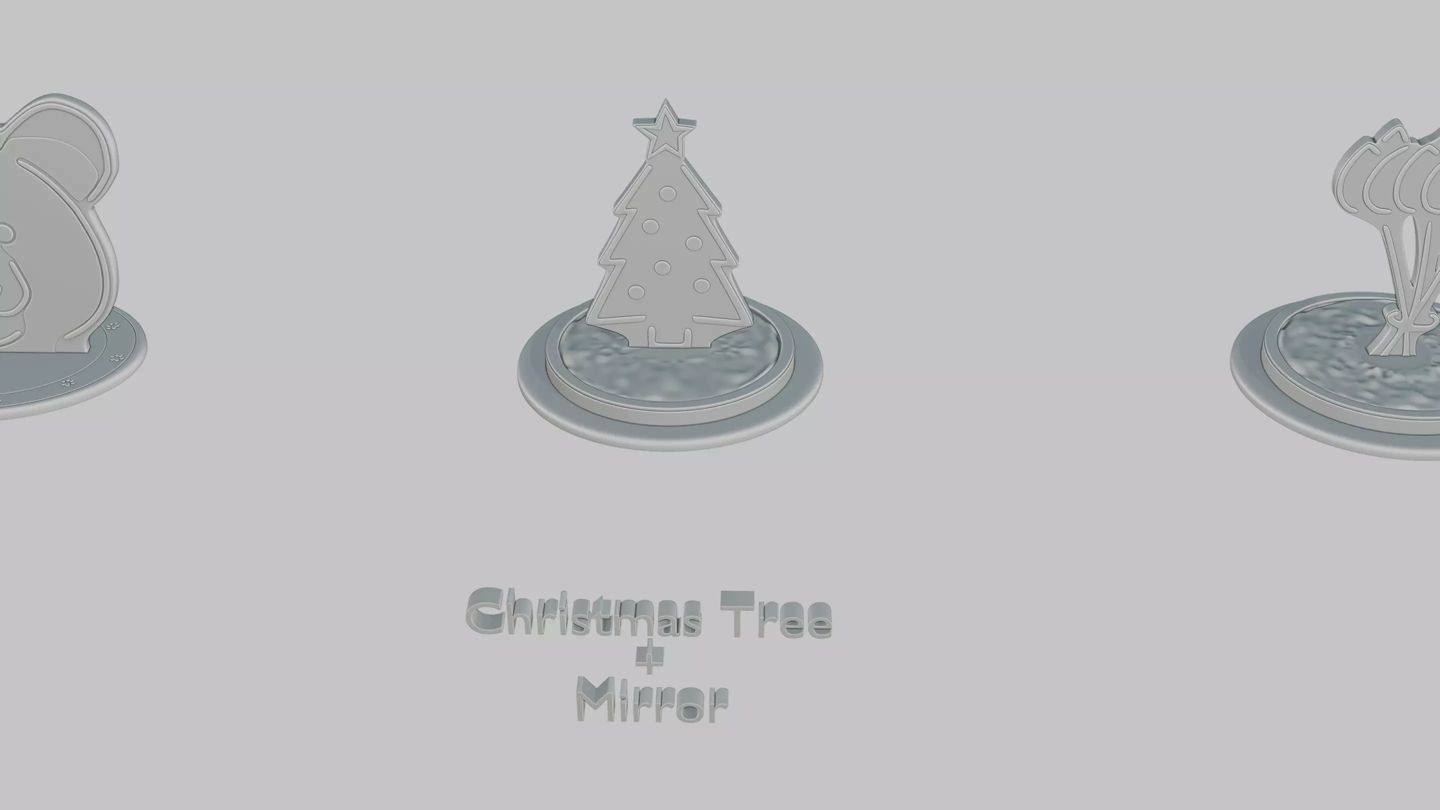 Christmas Cheer Pack Emoji Statues 3D print model_9