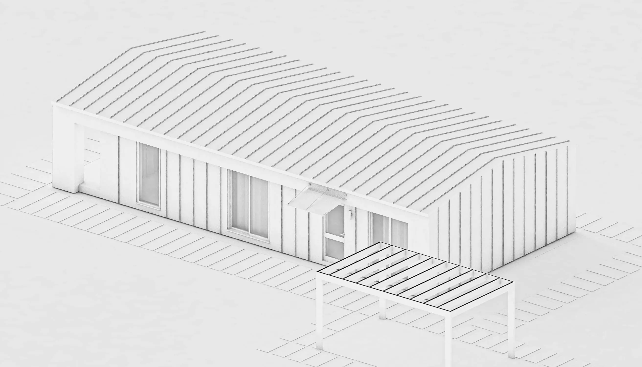 Single-Storey Modular House 3D model_10