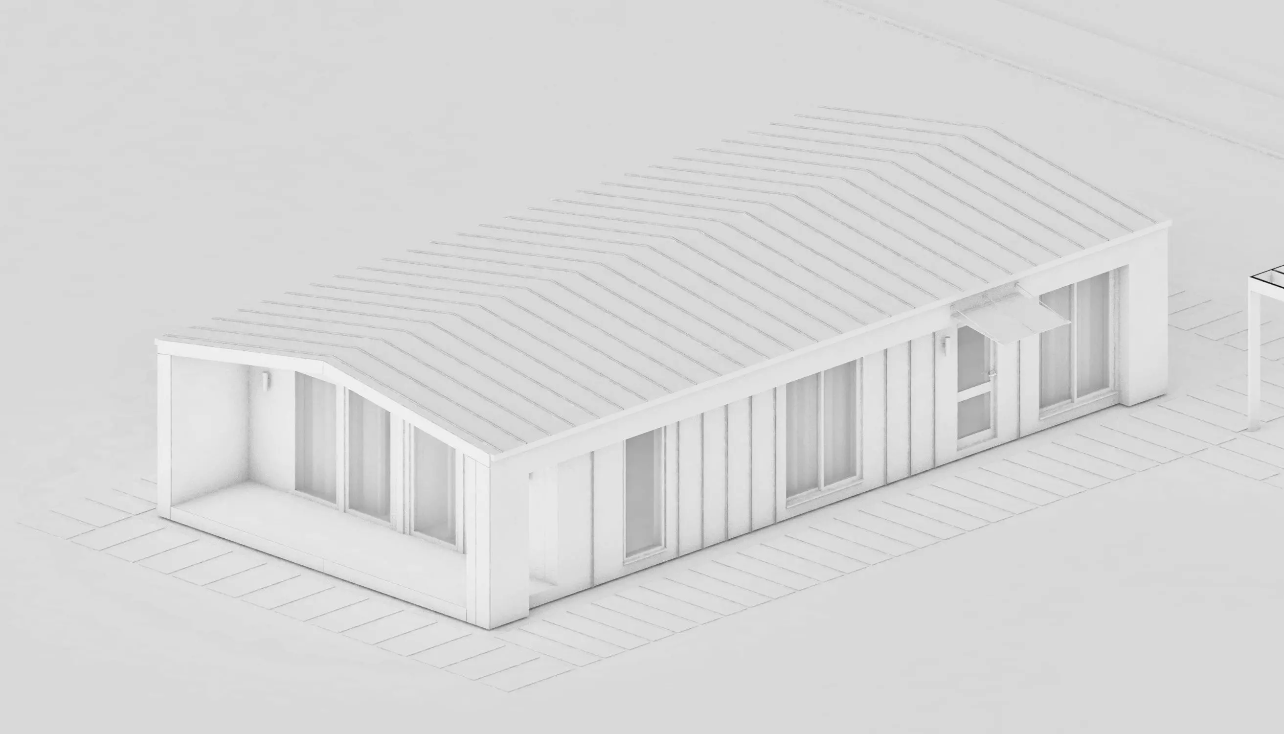 Single-Storey Modular House 3D model_8
