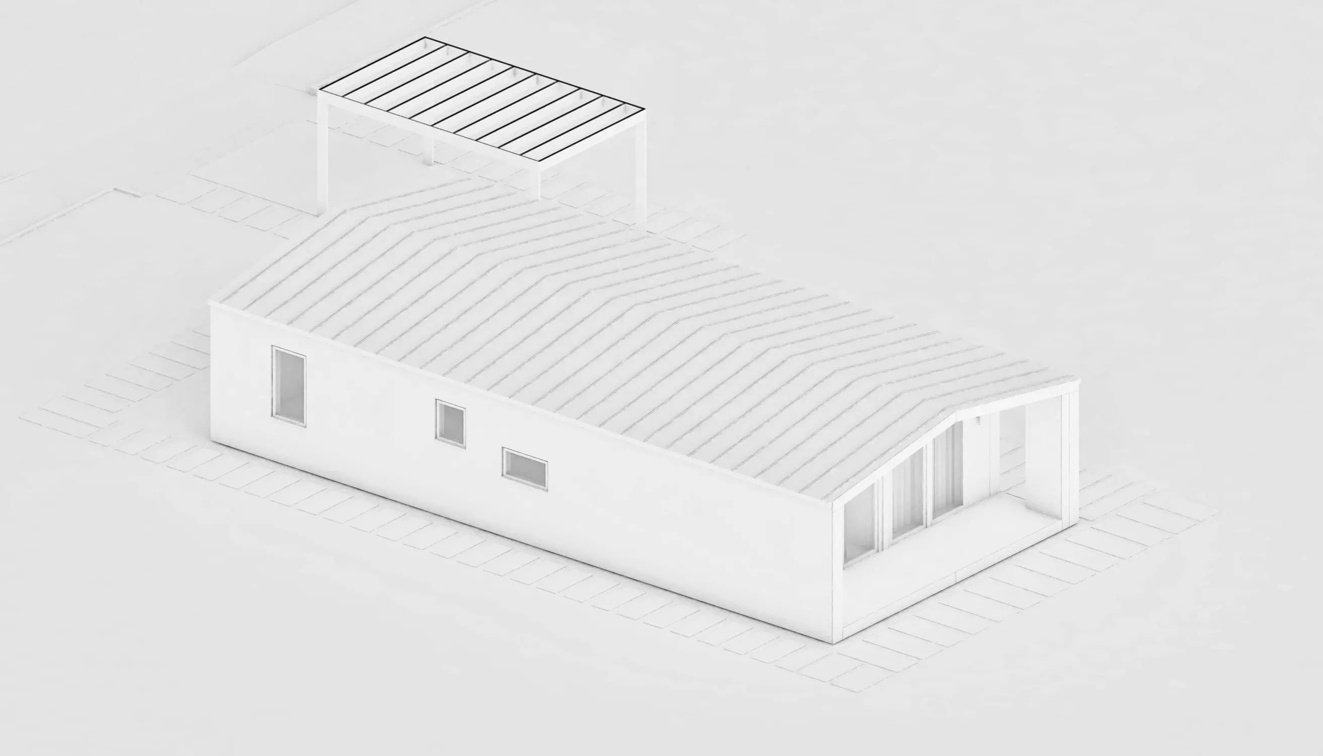 Single-Storey Modular House 3D model_9