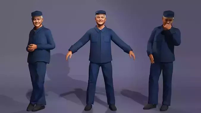 Zhao Benshan Chinese Comedy Actor Northeast Errenzhuan Style 3D model