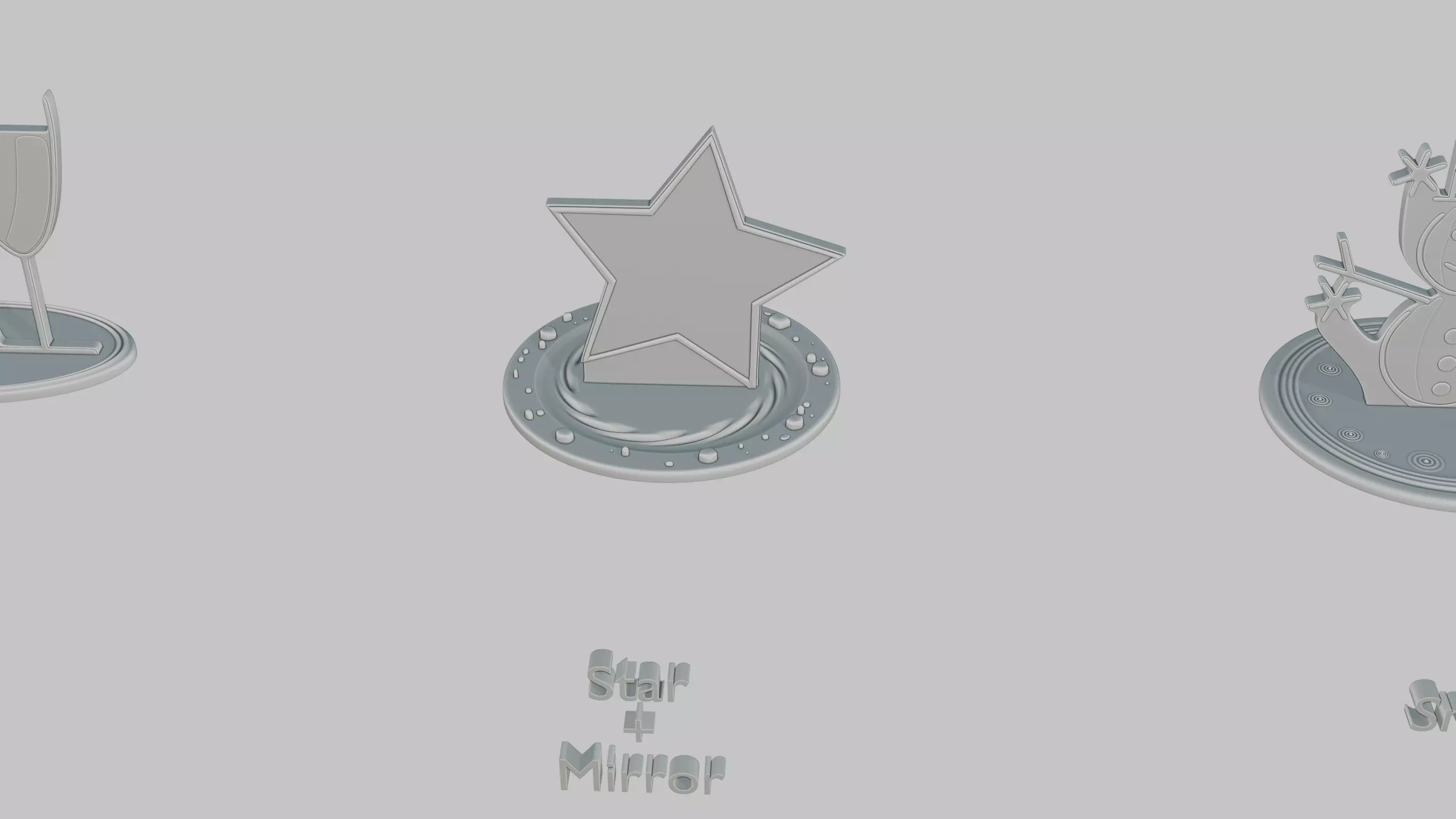 Christmas Cheer Mini Pack Emoji Statues 3D print model_10