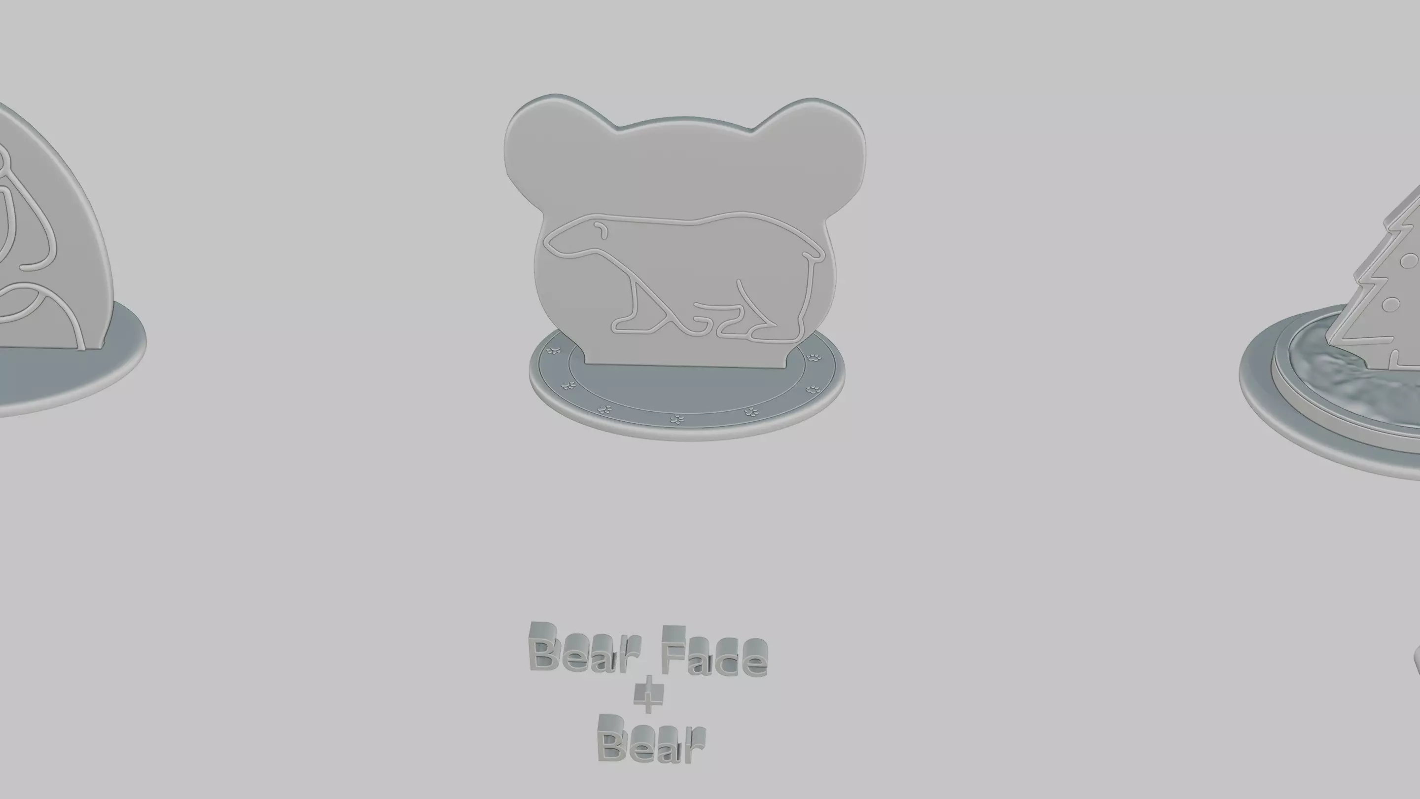 Christmas Cheer Mini Pack Emoji Statues 3D print model_4