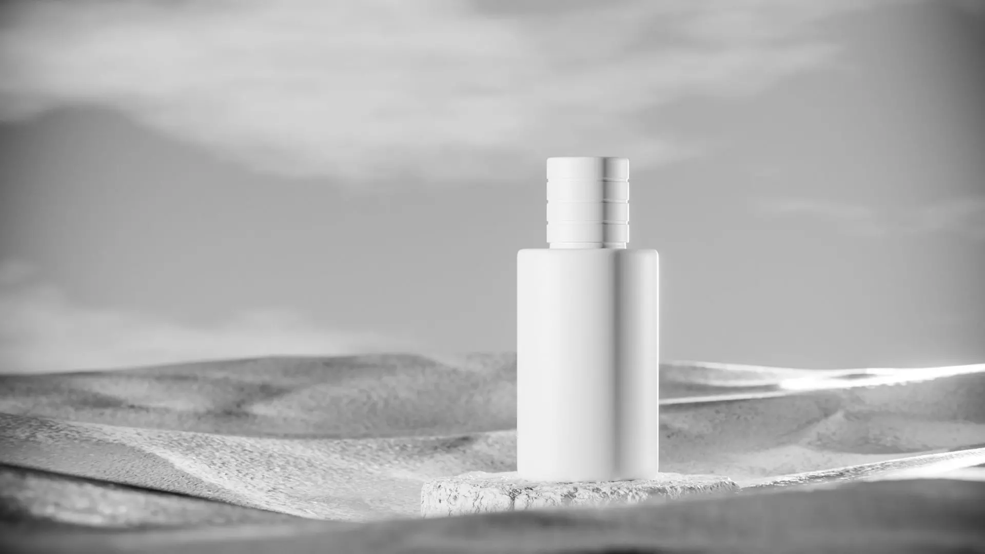 Midnight Perfume Desert Scene Low-poly 3D model_12