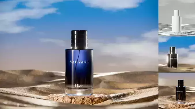 Midnight Perfume Desert Scene