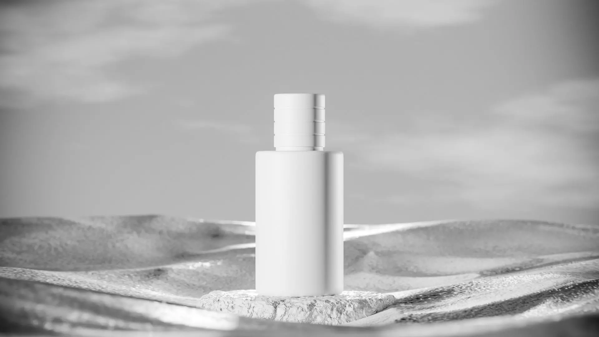 Midnight Perfume Desert Scene Low-poly 3D model_10