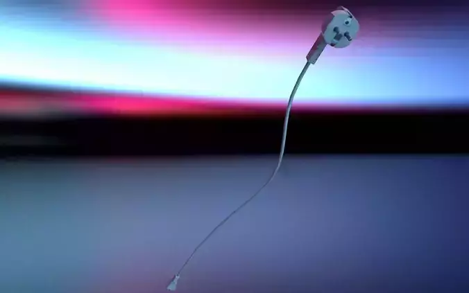 Power Cable Low-poly 3D model