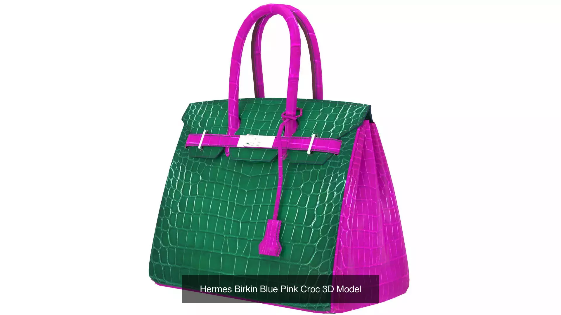 HMS Birkin 30 3D Handbag Model Collection _11