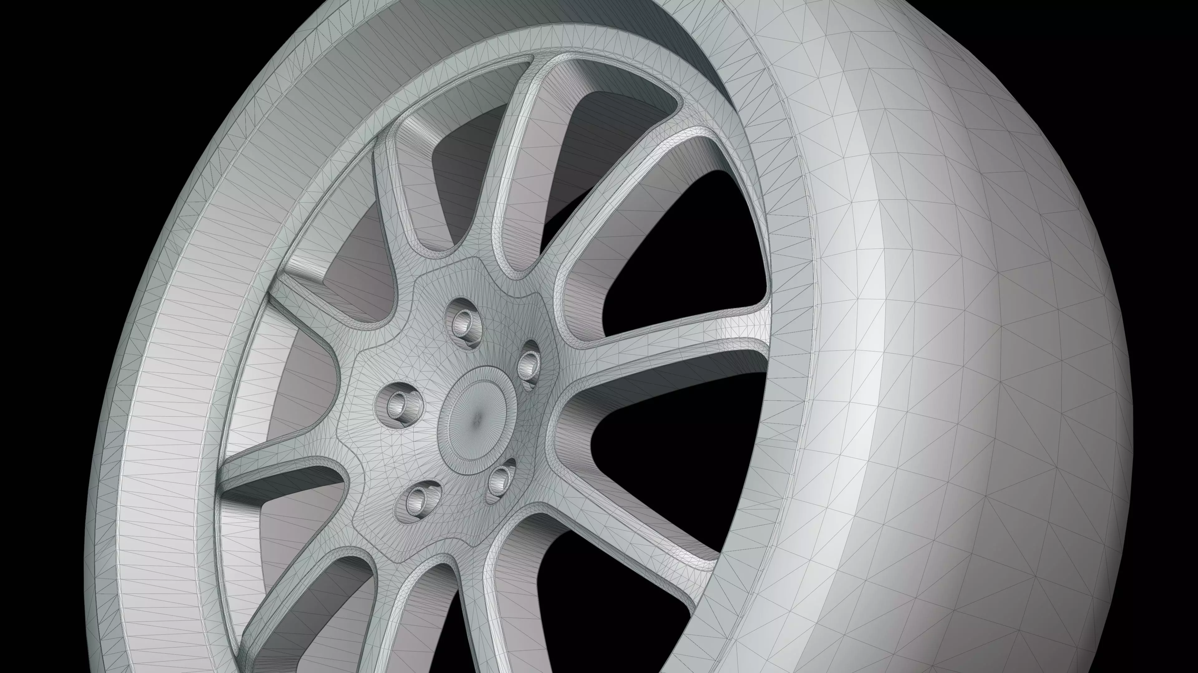 Pro Drag Track Series Low-poly 3D model_6