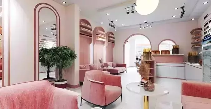 Interior Restauant Scene