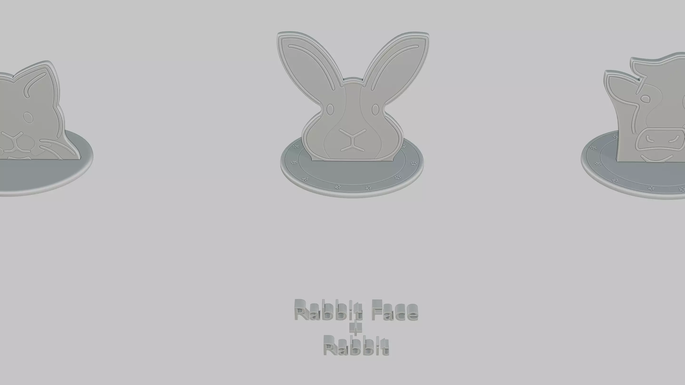 Cottagecore Cute Full Pack Emoji Statues 3D print model_4